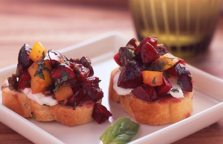 recipes snack bruschetta